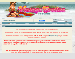 Vintage Erotica Forums