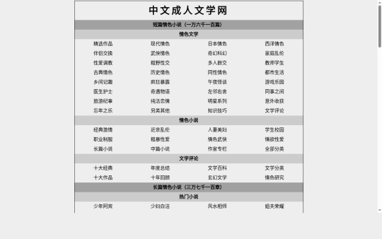 中文成人文学网